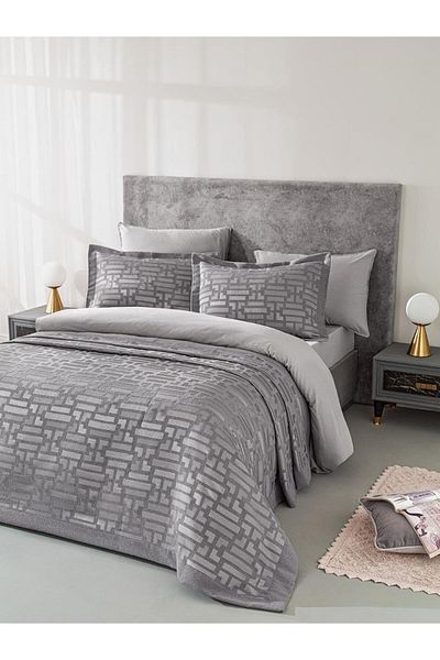 Karna Home Elegant Jacquard Bedspread Alves