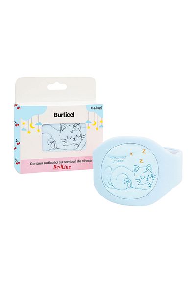Redline RedLine Anti-colic Belt with Cherry Stones Burticel, versatile use hot or cold, Bleu