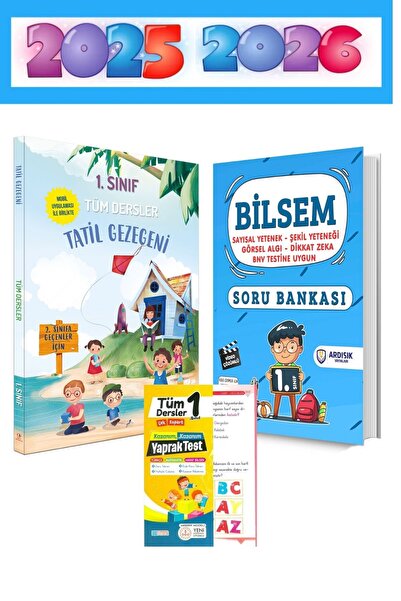 ODTÜ Geliştirme Vakfı Yayıncılık 1. Sınıf Tatil Gezegeni Yaprak Test Bilsem K...