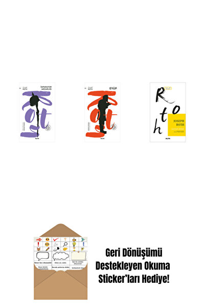 Alfa Yayınları İmparator Mezarlığı + Eyüp + Savoy Oteli + Okuma Sticker'ları