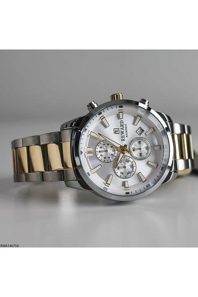 Reward Rwa146758 Men's Wrist Watch with Steel Band