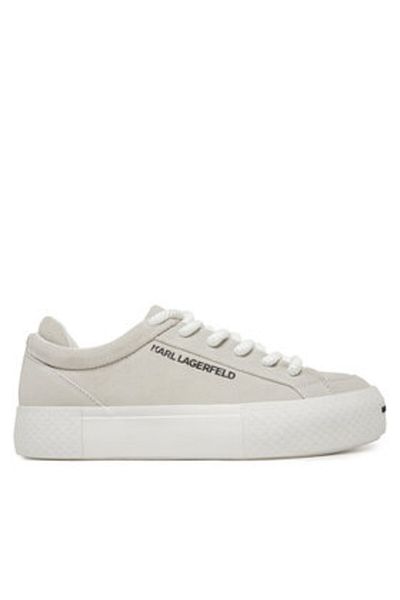 Karl Lagerfeld Men's Sneakers gray KARL LAGERFELD-KL50722 5LL LIGHT GREY SUEDE