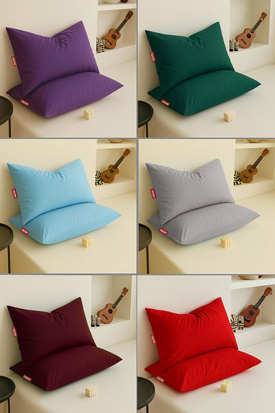 İQON Pillow Case 12 Pieces |   Purple |   Military |   Turquoise |   Gray |   Burgundy | Red |