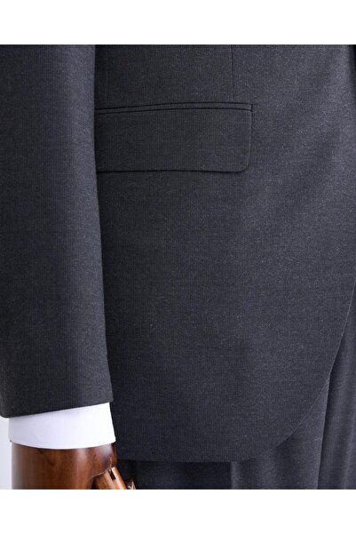 TerziAdemAltun Italian Style Jacket Vest Pants Suit Anthracite T12804