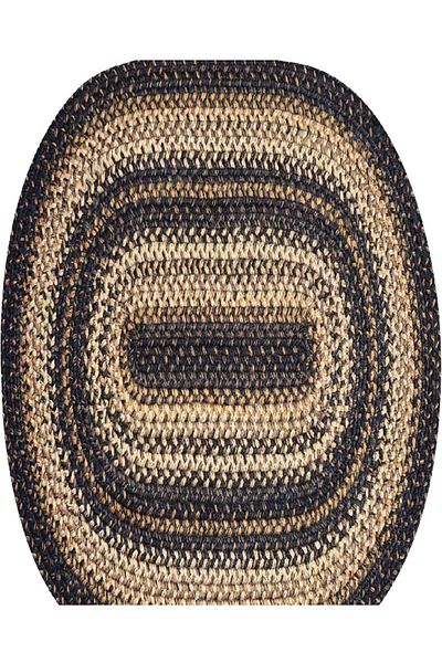 Alsaqer Premium Heavy-Duty Oval Door Mat 50x80cm | Padded Nylon Mat | Assorted Stylish Designs