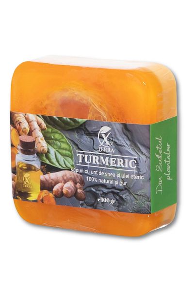 XTERRA | SOAP | HANDMADE | WITH TURMERIC, SHEA BUTTER, LOOFA AND ESSENTIAL OILS
