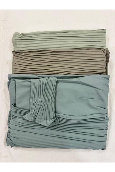 Gerenic Cold cotton prayer shawl, open to wear, set of 3 pieces in different colors