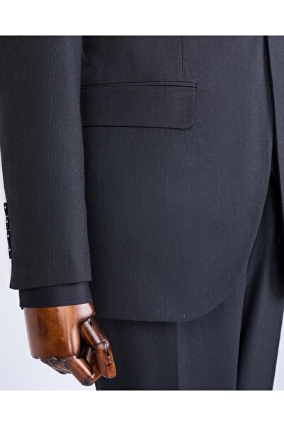 TerziAdemAltun Italian Style Jacket Vest Pants Suit Black T12803