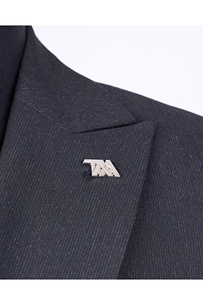 TerziAdemAltun Italian Style Jacket Vest Pants Suit Black T12803