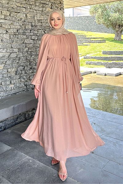 Ovn. Φόρεμα Rosalina Stone Chiffon - Μαύρισμα