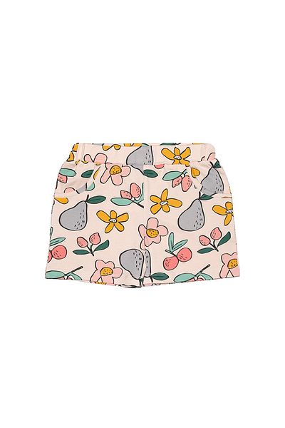 LOVETTI Cute Sketchbook Girl's Patterned Shorts with Pockets