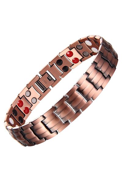 XTERRA XTERRA THERAPEUTIC MAGNETIC BRACELET MADE OF 99.99% PURE COPPER WITH NEODYMIUM AND GERMANIUM MAGNETS