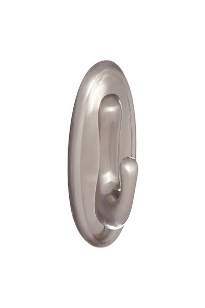 COMMAND 3M Hook Brushed Nickel Medium
