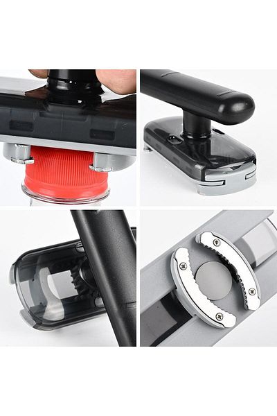 valkyrie Adjustable Ergonomic Universal Jar Pet Bottle Cap Opener Strong Grip Anti-Slip Handle