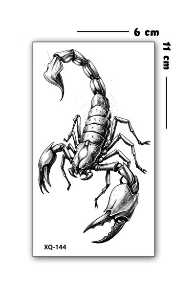 Jet Online Akrep Desenli Geçici Dövme