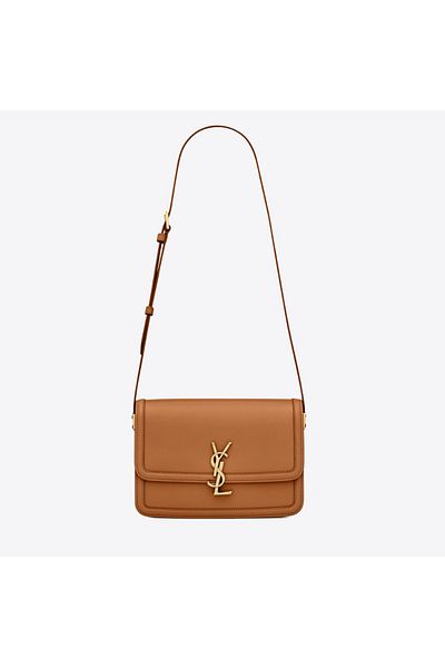 Saint Laurent YSL Solferino Leather Crossbody Bag