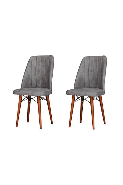 Casafun Set of 2 extra CafeFun chairs, Production for cafe, restaurant and HORECA terraces, WALNUT wooden legs