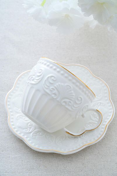 ACAR Fıona 6-Person Porcelain Teacup Set - 220 ml
