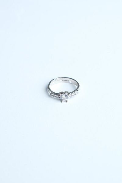 Jack Ferrero Zircon Stone Women's Ring (Adjustable)