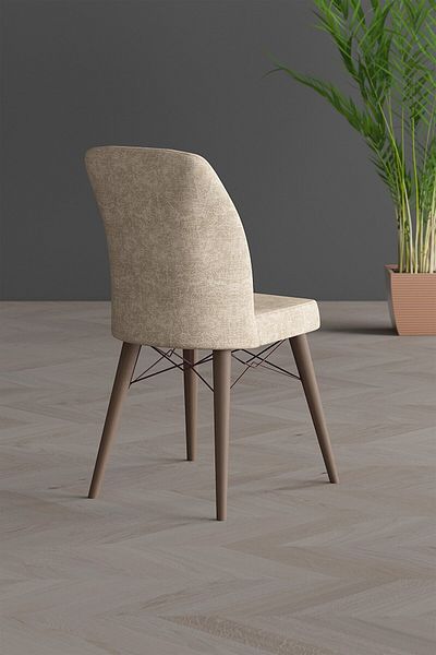 Casafun CafeFun chair, special for cafe, restaurant and HORECA terraces, kitchen, WALNUT wooden legs