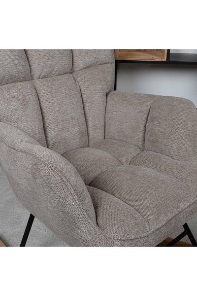 rexa Teddy Fleece Rocking Chair “Vidin Coffee colour” – Cozy Nursery & Living Room Glider