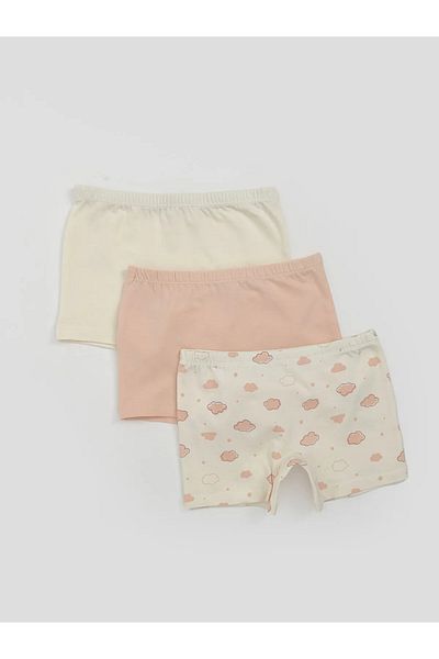 LC Waikiki Printed Girl's Boxer Set of 3