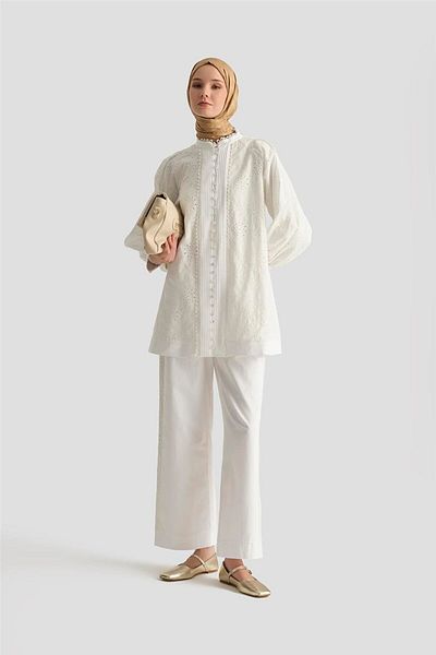 Armine Brode Suit 25Yd4250 Ecru