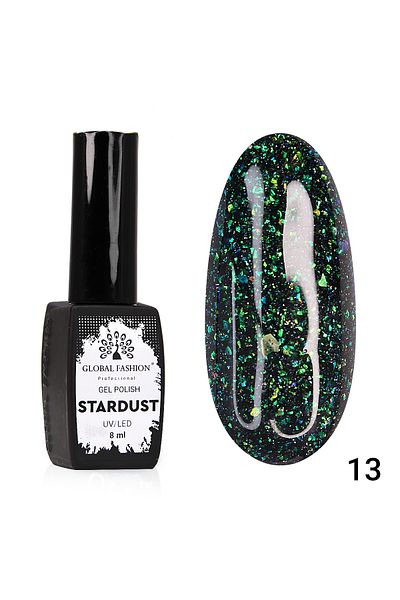 global fashion Oja semipermanenta Stardust, reflectorizant, Global Fashion, 8ml, 13