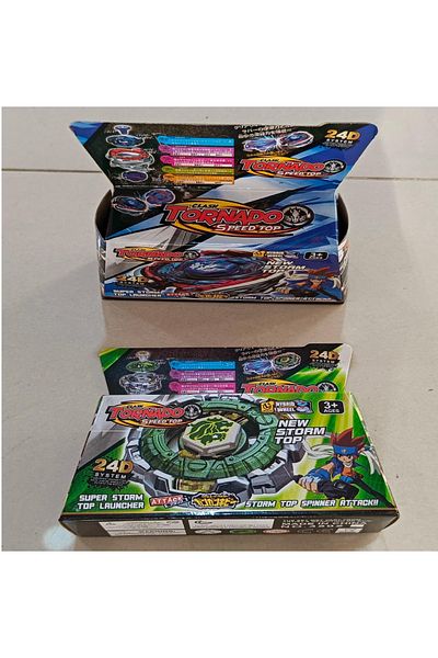 Tornado 2PSC Beyblade Tornado Speed Top Spinning Tops Multicolor