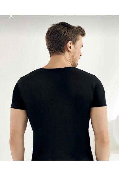 Şahinler *****Shahinler'6 Pack Men's Colorful Lycra Deep V Neck Undershirt Undershirt