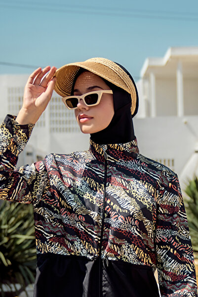 Remsa Mayo Visor Straw Hat Sunscreen Visor Rş-2105 Camel Beige