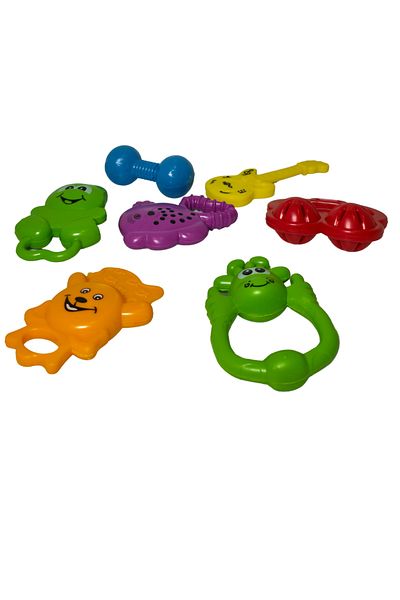 RAF Store 7 Piece Rattle Set in Box for Babies