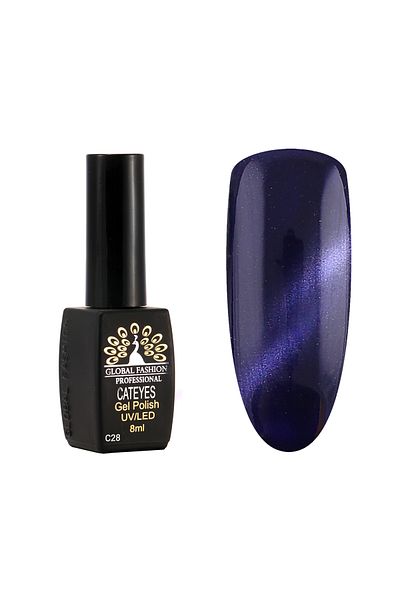 global fashion Oja semipermanenta Cat Eyes 8 ml, 28