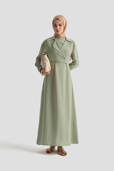 Armine Blouse Dress Suit 25Y6009 Çağla