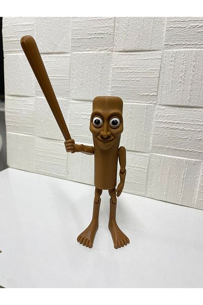 3dmakers Tung Tung Tung Movable Figure – 3D Printing Animated Toy Decor