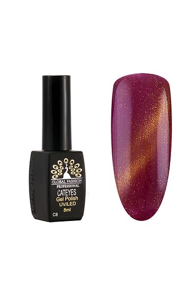 global fashion Oja semipermanenta Cat Eyes 8 ml, 07