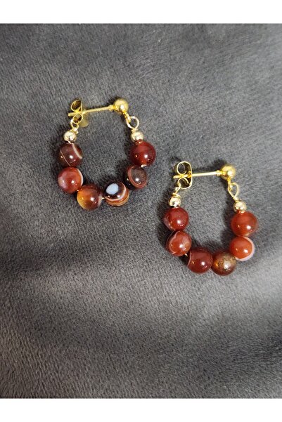 Home أقراط من حجر العقيق الصلب