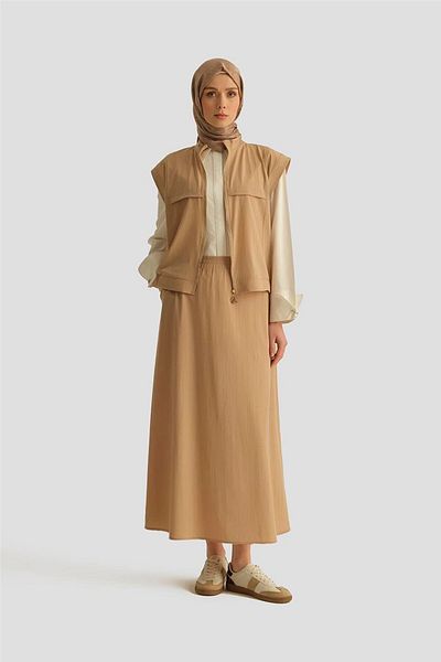 Armine Vest Suit 25Yt613 Beige