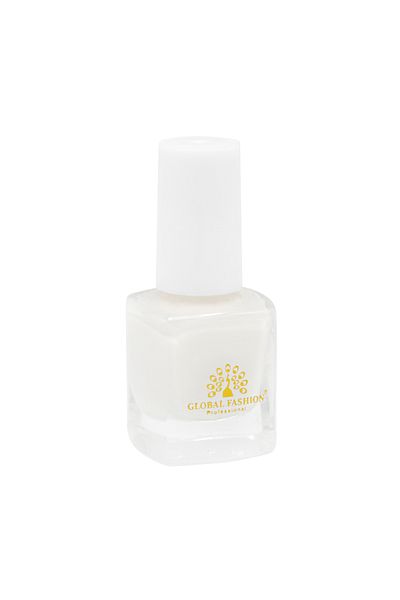 global fashion Oja pentru stampila unghii, 5ml, alba
