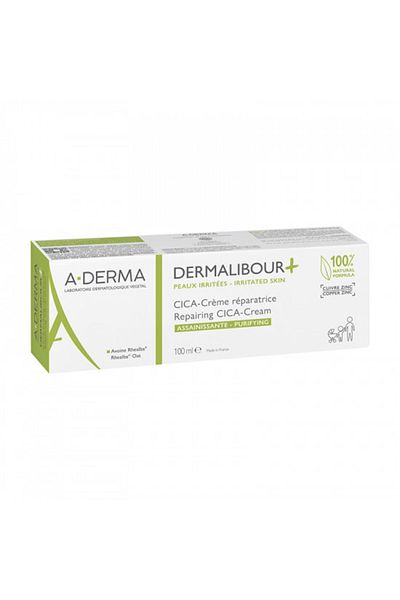 A-DERMA Cremă reparatoare cu cupru și zinc Dermalibour Laboratoires A-Derma, Cremă, 100 ml