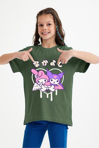 C&C OKULCUNUZ Tricou pentru copii Mymelody O-Ground Summer Kaki