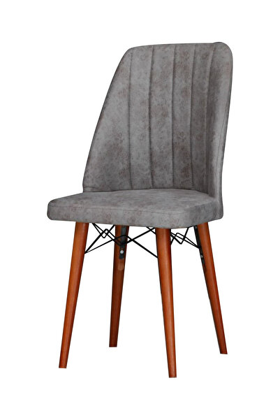 Casafun Set of 6 extra CafeFun chairs, Production for cafe, restaurant, terraces, metal frame, wooden legs