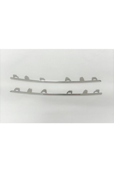 MARAL مجموعة ستائر أمامية من الكروم لرينو كليو V