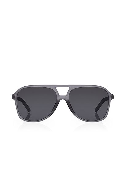 Kinary Unisex Retro Sunglasses Smoked Matte 1041