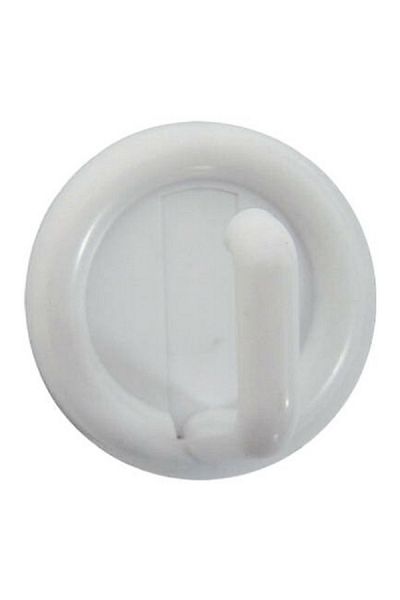 Interdesign 4-Piece Self Adhesive Utility Hook White Small