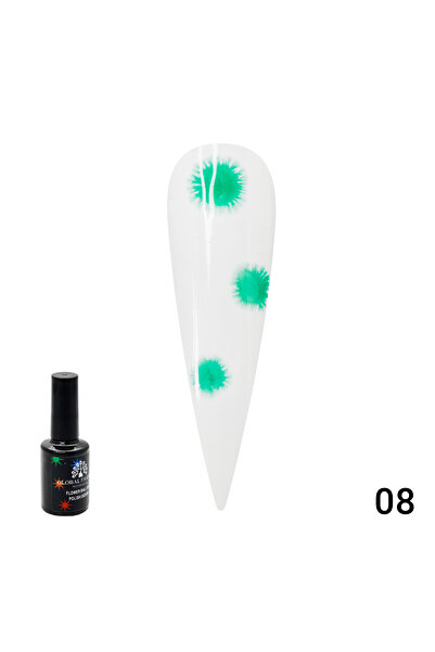 global fashion Oja semipermanentă Flowers Ball 10ml, 08