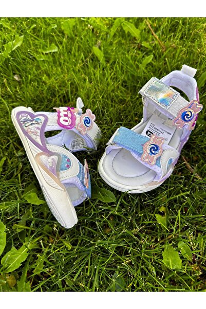 Vicco Size 22-30 Heart Detailed Flexible Non-Slip Sole Lightweight Girls' Sandals