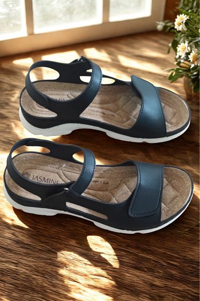 Weynes Women's Black Summer Casual Comfortable Sandals Wsb3070