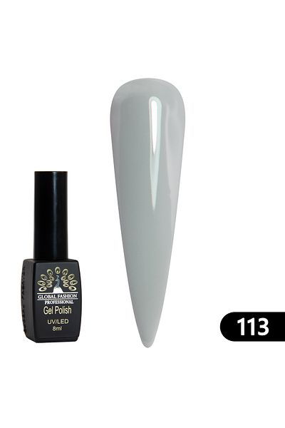 global fashion Oja semipermanenta BLACK ELITE, Global Fashion 8 ml, 113