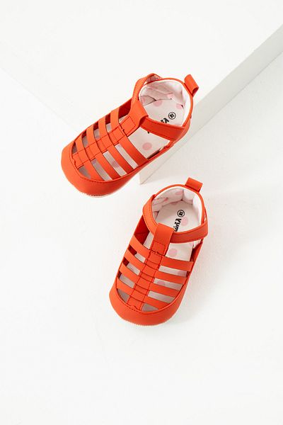 yummy kids Non-Slip Sole First Step Velcro Comfortable Girl Sandals Booties